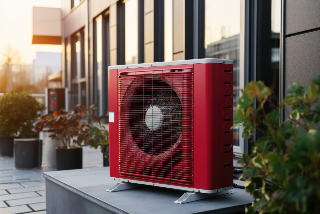 Outdoor unit of air source heat pump